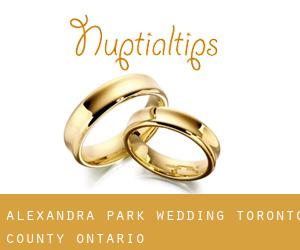 Alexandra Park wedding (Toronto county, Ontario)