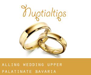Alling wedding (Upper Palatinate, Bavaria)