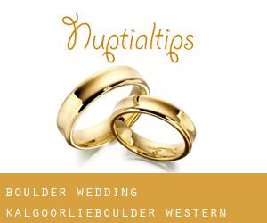 Boulder wedding (Kalgoorlie/Boulder, Western Australia)