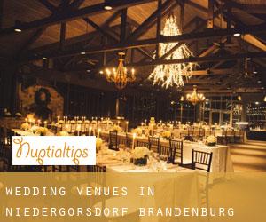 Wedding Venues in Niedergörsdorf (Brandenburg)