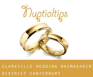 Clarkville wedding (Waimakariri District, Canterbury)