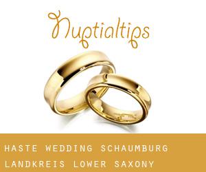 Haste wedding (Schaumburg Landkreis, Lower Saxony)