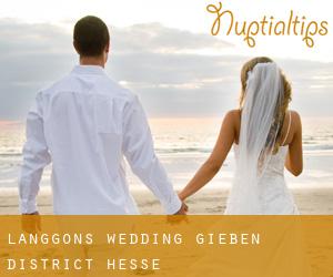 Langgöns wedding (Gießen District, Hesse)