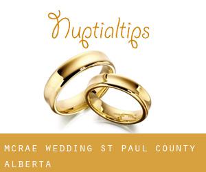 McRae wedding (St. Paul County, Alberta)