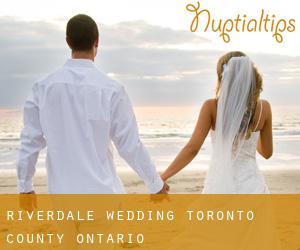 Riverdale wedding (Toronto county, Ontario)