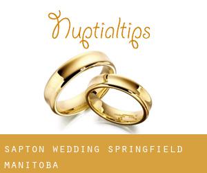 Sapton wedding (Springfield, Manitoba)