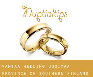 Vantaa wedding (Uusimaa, Province of Southern Finland)