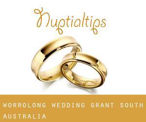 Worrolong wedding (Grant, South Australia)